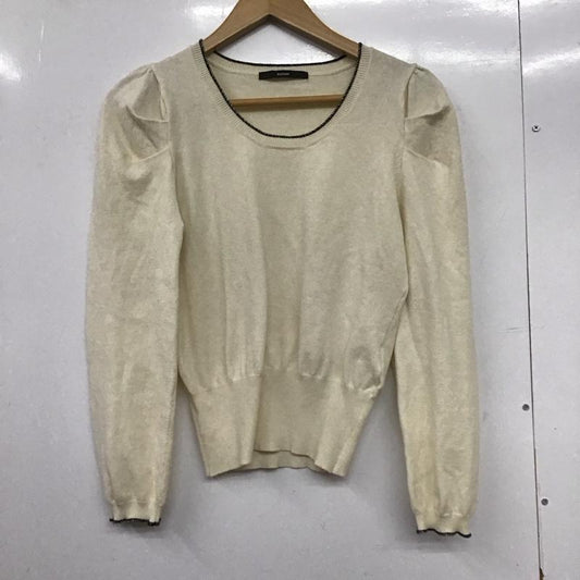 カスタネ Kastane カットソー 長袖 長袖カットソー リブニットカットソー FREE 無地 アイボリー / アイボリー /  レディース USED 古着 中古 10145074