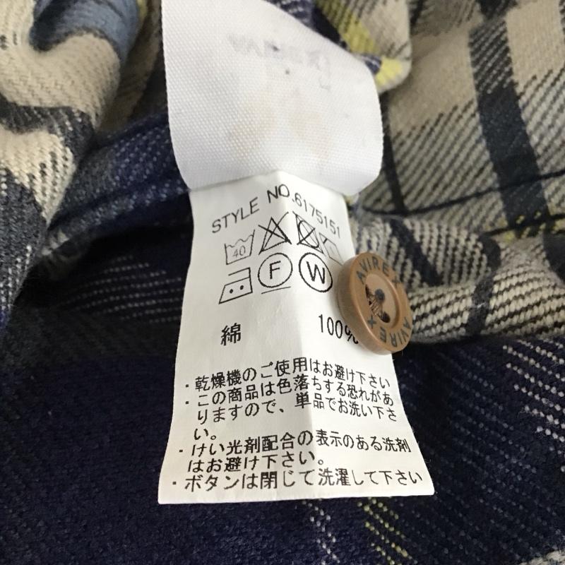 アヴィレックス AVIREX シャツ、ブラウス 長袖 6175151 ネルシャツ XL チェック マルチカラー / マルチカラー /  メンズ USED 古着 中古 10115604