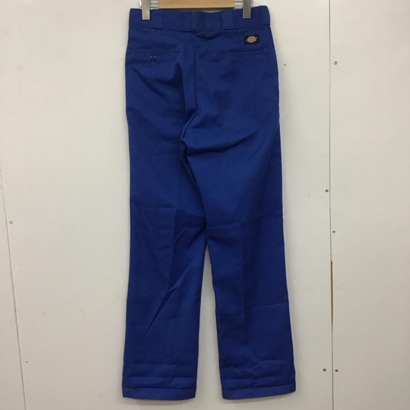 ディッキーズ Dickies パンツ ワークパンツ、ペインターパンツ ワークパンツ ワイドパンツ カジュアルパンツ 30インチ 無地 青 / ブルー /  メンズ USED 古着 中古 10139655