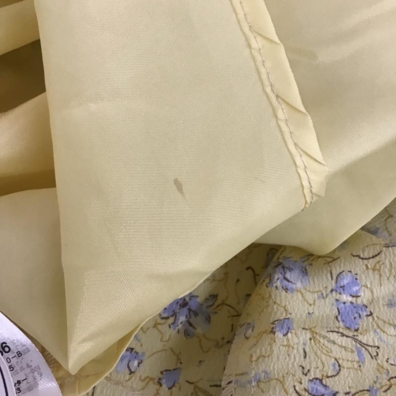 ロペピクニック ROPE  PICNIC ワンピース ロングスカート GDE-52070-B 小花柄ハイウエストワンピース 長袖 36 花柄 黄 / イエロー /  レディース USED 古着 中古 10117221