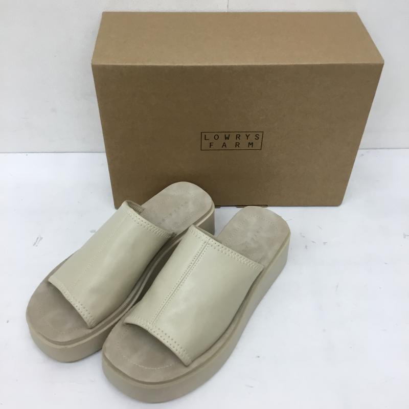 ローリーズファーム LOWRYS FARM サンダル サンダル M 無地 オフホワイト / オフホワイト /  レディース USED 古着 中古 10149994