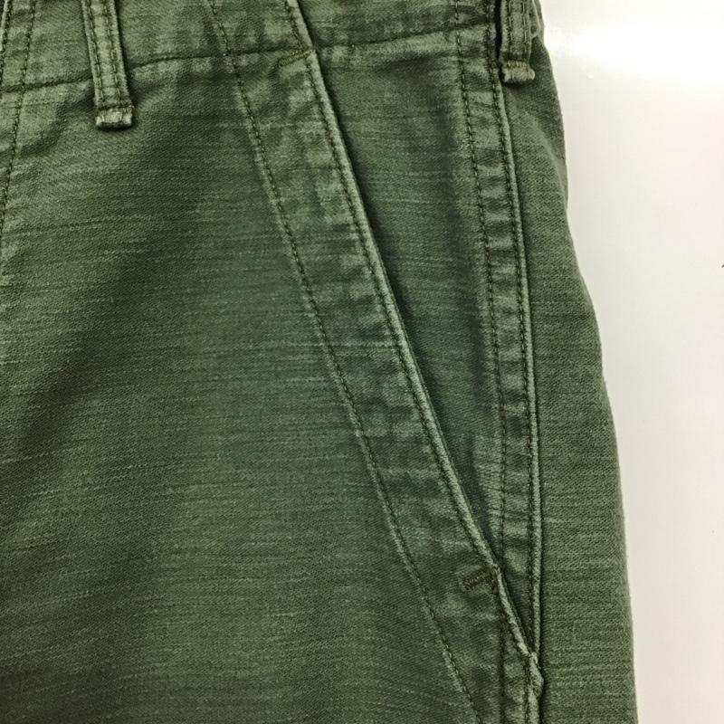 オアスロウ orSlow パンツ ワークパンツ、ペインターパンツ ベイカーパンツ 日本製 コットン M 無地 カーキ / カーキ /  メンズ USED 古着 中古 10119794