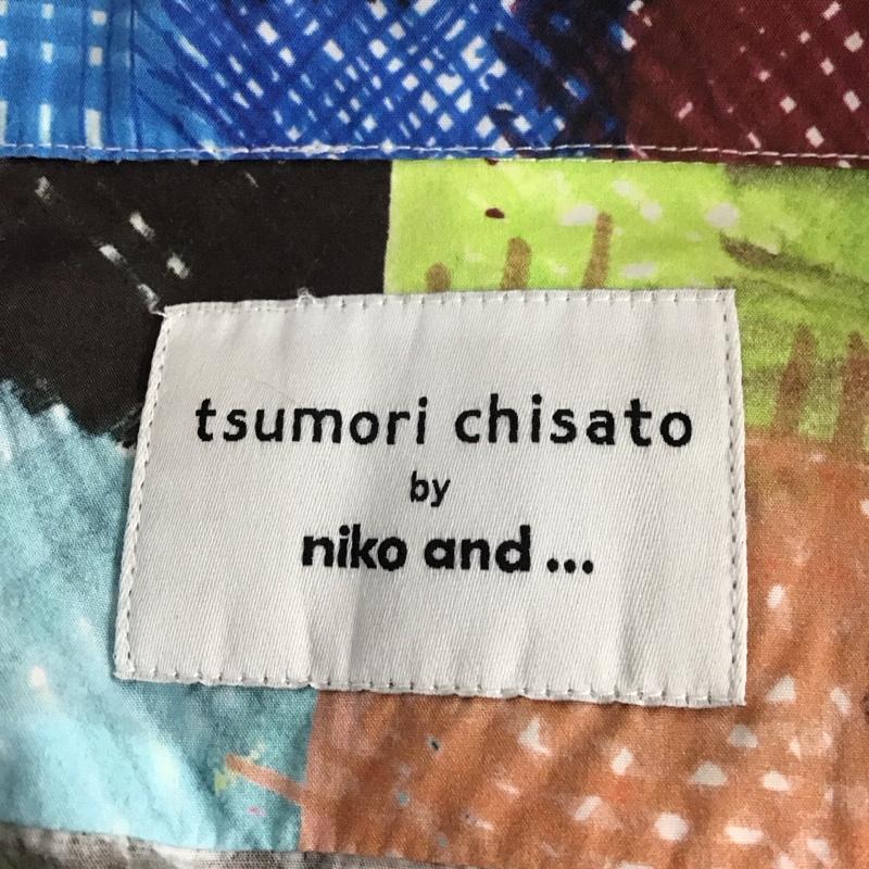 ニコアンド niko and... シャツ、ブラウス 半袖 X223ZA02AD TSUMORI CHISATO 開襟シャツ L 総柄 マルチカラー / マルチカラー /  メンズ USED 古着 中古 10111561