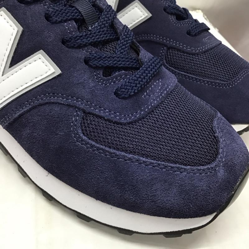 ニューバランス New Balance スニーカー スニーカー ML574EN2 タグ付き 27.5cm 27.5cm ロゴ、文字 紺 / ネイビー / X 白 / ホワイト /  メンズ USED 古着 中古 10121619