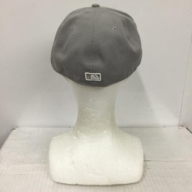 ニューエラ NEW ERA 帽子 キャップ ニューヨーク ヤンキース NY ロゴ、文字 灰 / グレー /  メンズ USED 古着 中古 10124142