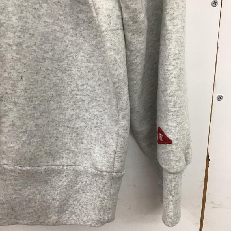 ヘルスニット Healthknit トレーナー 長袖 長袖スウェット ヘンリーネックカットソー トレーナー XL 無地 灰 / グレー /  メンズ USED 古着 中古 10145832