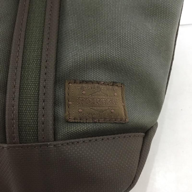 ポーターガール PORTERGIRL トートバッグ トートバッグ BOYFRIEND TOTE ロゴ、文字 カーキ / カーキ / X ダークブラウン / ダークブラウン /  レディース USED 古着 中古 10149680