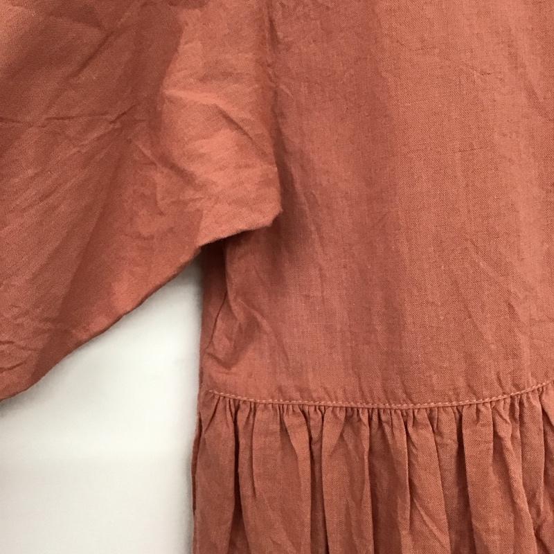 スタディオクリップ studio CLIP ワンピース ひざ丈スカート cl218008-1 長袖ブラウス シャツワンピース FREE 無地 桃 / ピンク /  レディース USED 古着 中古 10145372