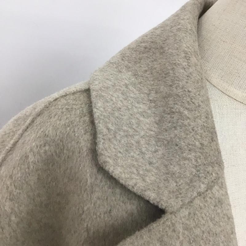 バナナリパブリック BANANA REPUBLIC コート コート一般 ロングコート ロングジャケット カラージャケット アウター XS 無地 ベージュ / ベージュ /  レディース USED 古着 中古 10124738