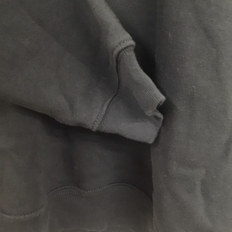 ギャップ GAP トレーナー 長袖 長袖トレーナー スウェット ジップネック M ロゴ、文字 黒 / ブラック /  メンズ USED 古着 中古 10142572