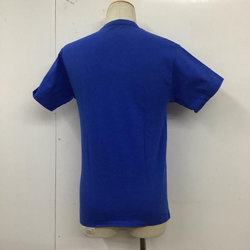 チャンピオン Campion Tシャツ 半袖 S プリント 青 / ブルー /  メンズ USED 古着 中古 10128345