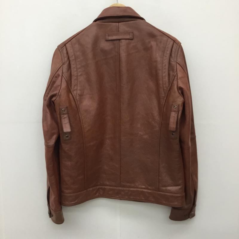 アヴィレックス AVIREX ジャケット、上着 レザージャケット L 無地 茶 / ブラウン /  メンズ USED 古着 中古 10139250