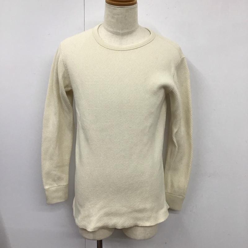 ザリアルマッコイズ THE REAL McCOY S カットソー 長袖 長袖カットソー クルーネックカットソー ロングスリーブカットソー L 無地 ベージュ / ベージュ /  メンズ USED 古着 中古 10115381