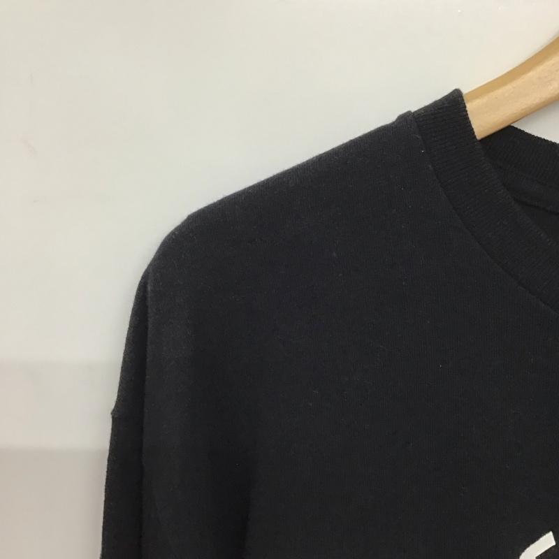 アベイシングエイプ A BATHING APE カットソー 長袖 長袖カットソー プリントカットソー クルーネック L プリント 黒 / ブラック /  メンズ USED 古着 中古 10142388