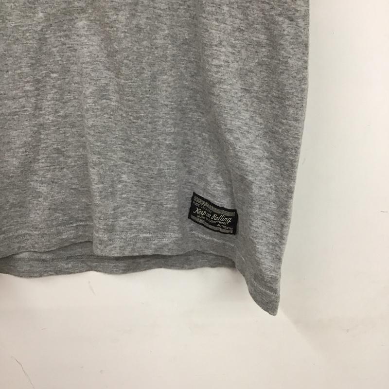 ルードギャラリー RUDE GALLERY Tシャツ 半袖 半袖カットソー プリントTシャツ クルーネックカットソー 3 プリント 灰 / グレー /  メンズ USED 古着 中古 10131232