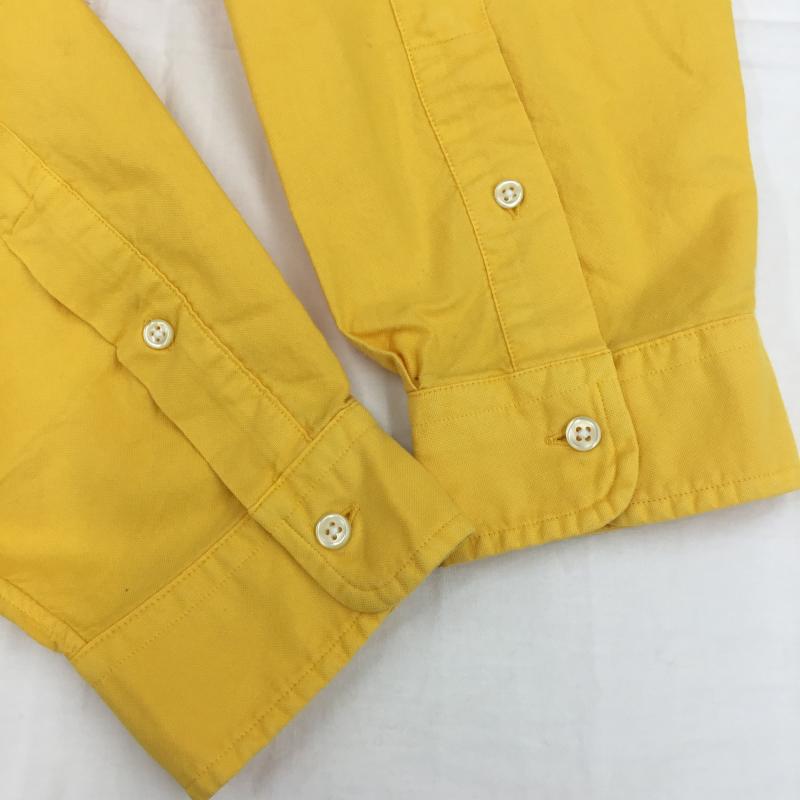 ポロラルフローレン POLO RALPH LAUREN シャツ、ブラウス 長袖 XL ロゴ、文字 X 刺繍 黄 / イエロー /  メンズ USED 古着 中古 10119975