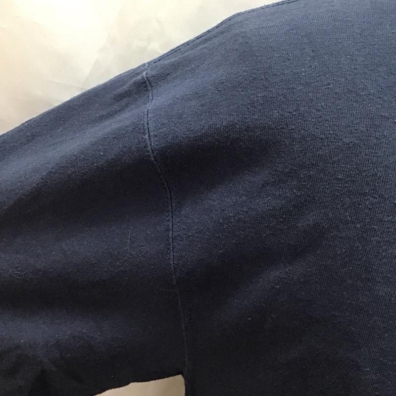 カーハート Carhartt Tシャツ 半袖 半袖カットソー プリントTシャツ クルーネックカットソー S ロゴ、文字 紺 / ネイビー /  メンズ USED 古着 中古 10116251