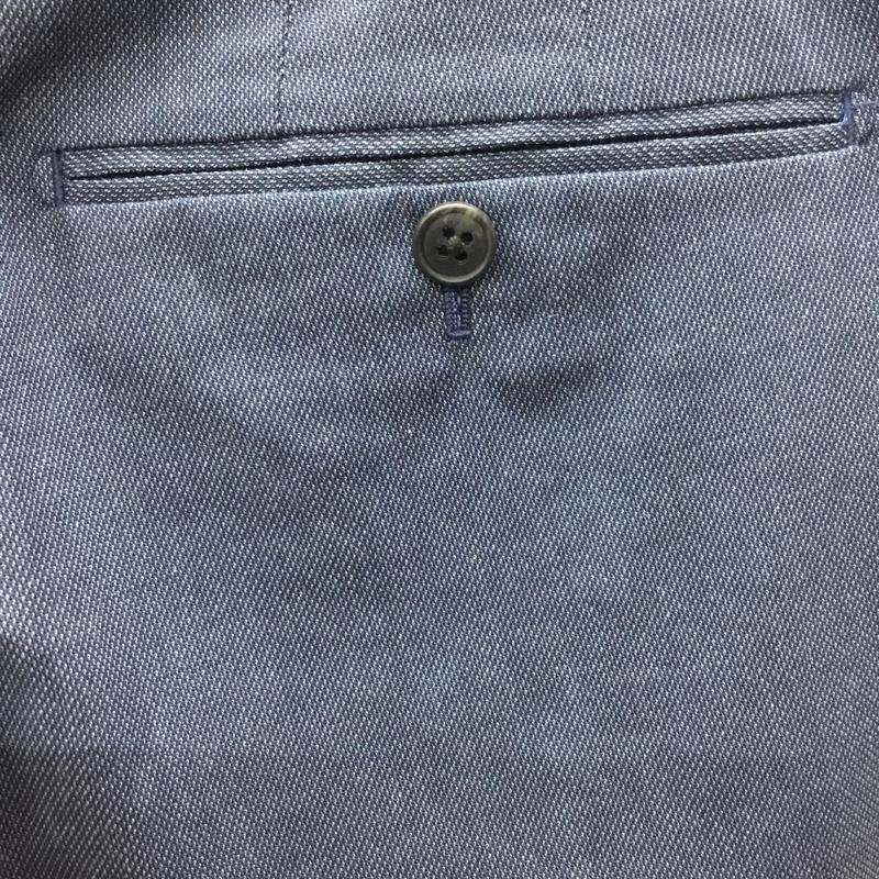 アデイインザライフ A Day in the Life パンツ スラックス スラックスパンツ スリムパンツ カジュアルパンツ センタータックパンツ ストレッチパンツ S 無地 青 / ブルー /  メンズ USED 古着 中古 10122275