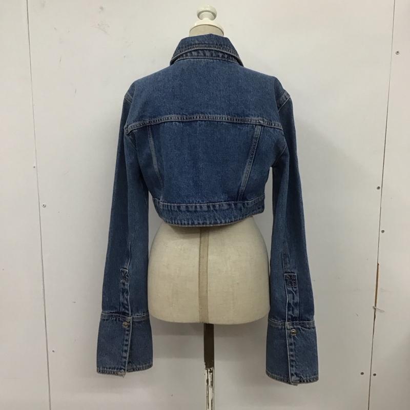 ザラ ZARA ジャケット、上着 ジャケット、ブレザー デニムジャケット カラージャケット 長袖ジャケット ブルゾン S 無地 インディゴ / インディゴ /  レディース USED 古着 中古 10124584