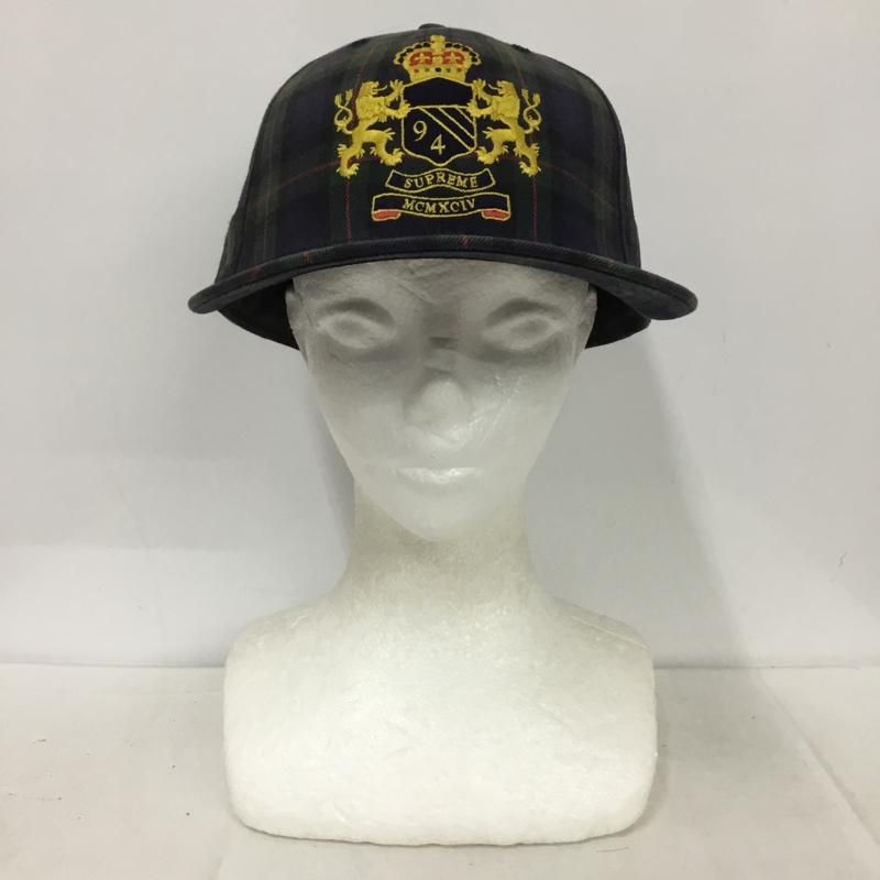 シュプリーム Supreme 帽子 キャップ NEW ERA MCMXCIV チェック 59.6cm 59FIFTY 刺繍 マルチカラー / マルチカラー /  メンズ USED 古着 中古 10136386