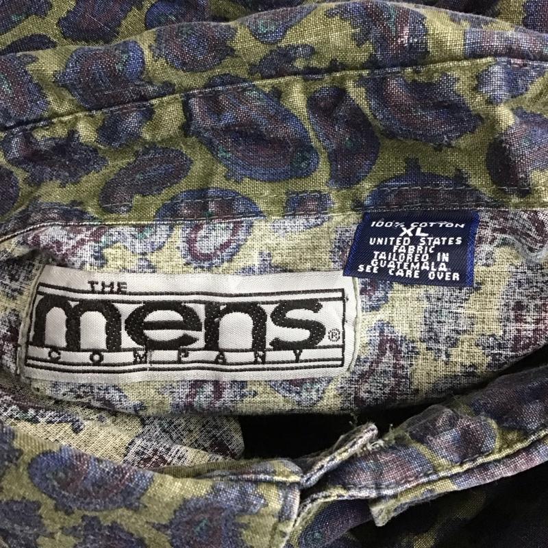 古着 USED シャツ、ブラウス 長袖 ボタンダウン コットン XL ペイズリー マルチカラー / マルチカラー /  メンズ USED 古着 中古 10107661