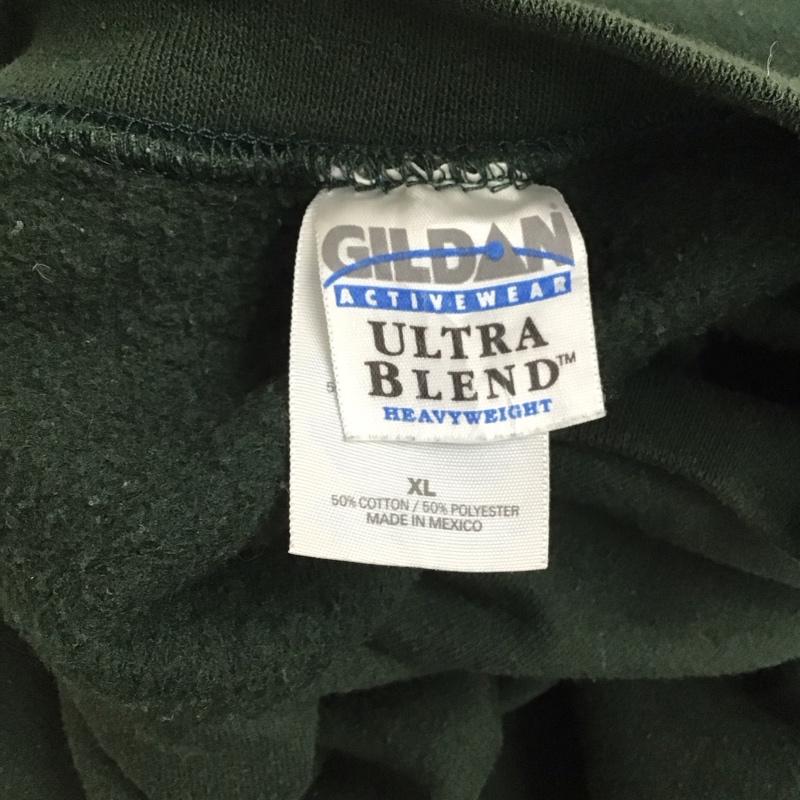 古着 USED トレーナー 長袖 古着 トレーナー スウェット クルーネックカットソー XL ロゴ、文字 緑 / グリーン /  メンズ USED 古着 中古 10124089