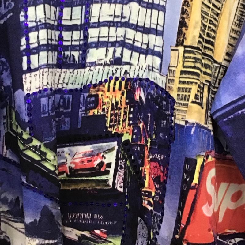 シュプリーム Supreme カットソー 長袖 25SS SkylineSequin 長袖カットソー XL プリント マルチカラー / マルチカラー /  メンズ USED 古着 中古 10146104
