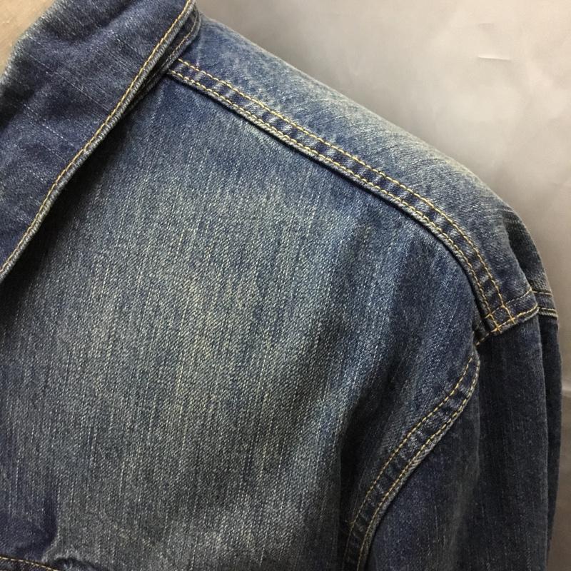 リーバイストラウスアンドコー Levi Strauss & co. ジャケット、上着 ジャケット、ブレザー デニムジャケット カラージャケット 長袖ジャケット Gジャン XL 無地 インディゴ / インディゴ /  メンズ USED 古着 中古 10112481