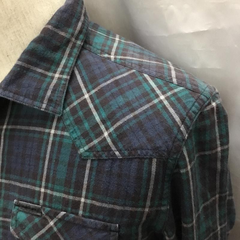 ディーゼル DIESEL シャツ、ブラウス 長袖 長袖シャツ カラーシャツ ポケットシャツ 長袖カットソー チェックシャツ S チェック マルチカラー / マルチカラー /  メンズ USED 古着 中古 10117694