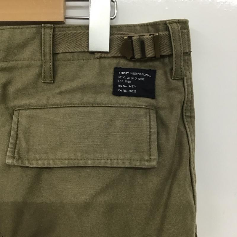 ステューシー STUSSY パンツ ワークパンツ、ペインターパンツ ワイドパンツ カジュアルパンツ ワークパンツ ミリタリーパンツ 36 無地 カーキ / カーキ /  メンズ USED 古着 中古 10147852
