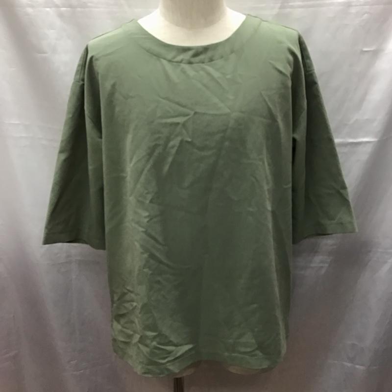 センスオブプレイスバイアーバンリサーチ SENSE OF PLACE by URBAN RESEARCH カットソー 半袖 AA85-13Y020 オーバーサイズ M 無地 カーキ / カーキ /  メンズ USED 古着 中古 10117062