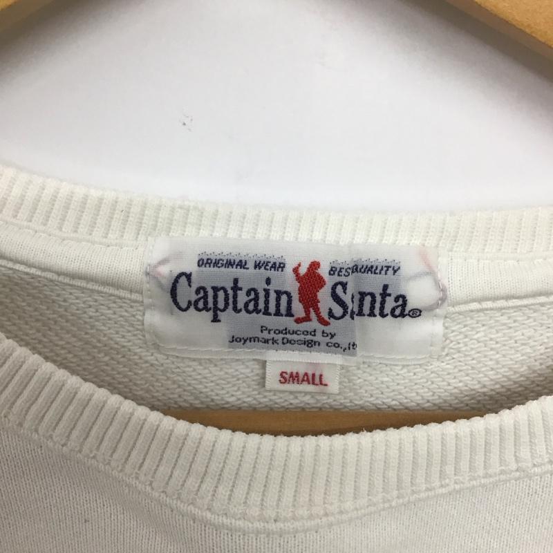 キャプテンサンタ CAPTAINSANTA トレーナー 長袖 S プリント 白 / ホワイト /  レディース USED 古着 中古 10146135