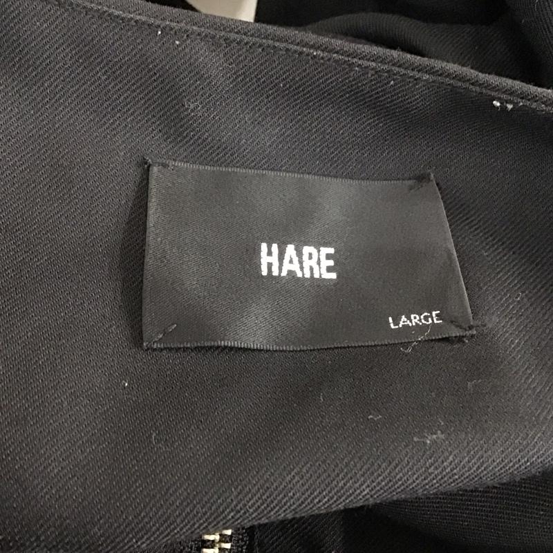 ハレ HARE ジャケット、上着 ジャンパー、ブルゾン HA030028AD ノーカラー L 無地 黒 / ブラック /  メンズ USED 古着 中古 10106791