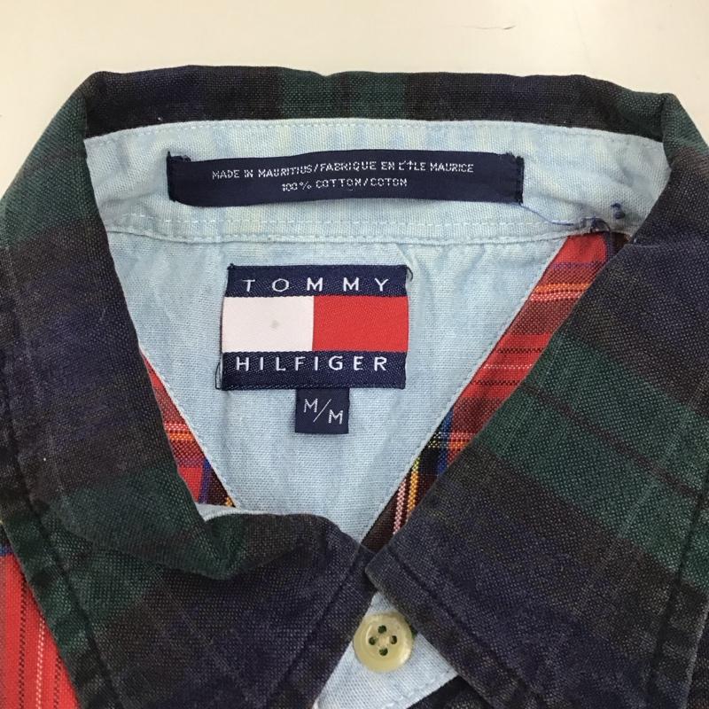 トミーヒルフィガー TOMMY HILFIGER シャツ、ブラウス 長袖 ボタンダウンシャツ M チェック マルチカラー / マルチカラー /  メンズ USED 古着 中古 10111831