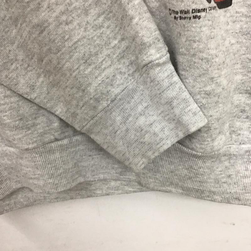 古着 USED トレーナー 長袖 TULTEX スウェット ミッキーマウス ディズニー 裏起毛 90年代 90s M キャラクター 灰 / グレー /  メンズ USED 古着 中古 10133276