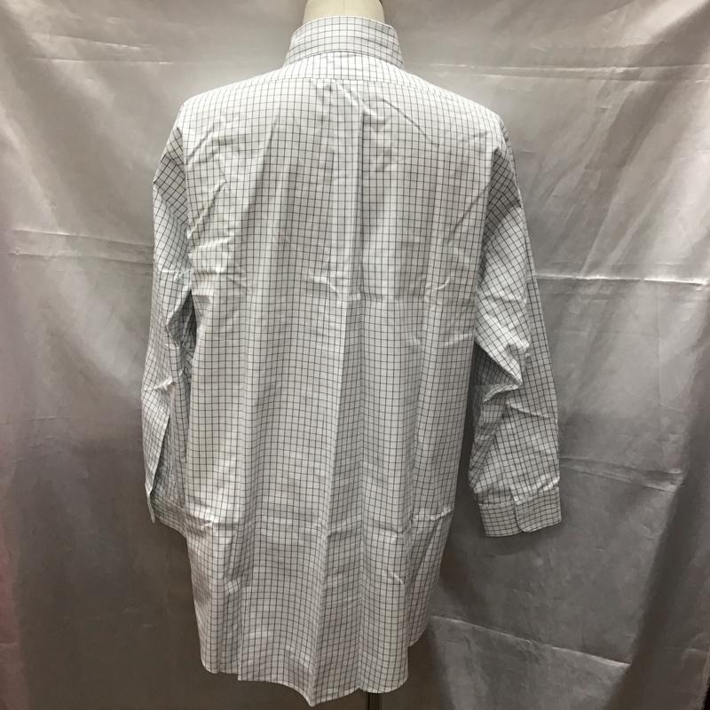 ブルックスブラザーズ BROOKS BROTHERS シャツ、ブラウス 長袖 長袖シャツ ボタンダウンシャツ チェックシャツ カジュアルシャツ チェック 白 / ホワイト / X 青 / ブルー /  メンズ USED 古着 中古 10111041