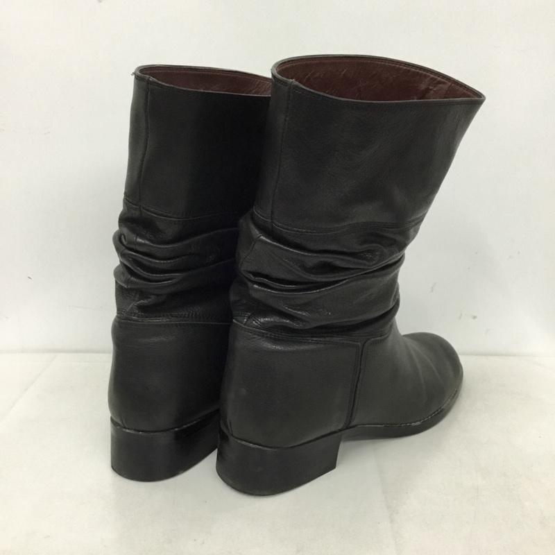ニジュウサンク 23区 ブーツ 一般 無地 黒 / ブラック /  レディース USED 古着 中古 10143763
