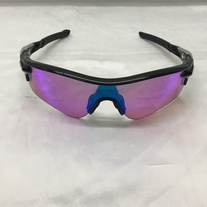 オークリー OAKLEY めがね・サングラス サングラス OO9206-25 RADARLOCK ???? ロゴ、文字 黒 / ブラック /  メンズ USED 古着 中古 10120988