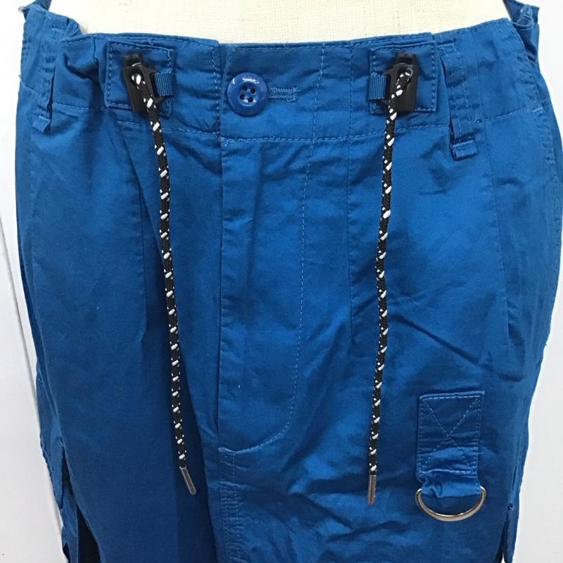 スライ SLY スカート ロングスカート 030gsz31-4200 MANY POCKET 2WAY スカート 2 無地 青 / ブルー /  レディース USED 古着 中古 10119781