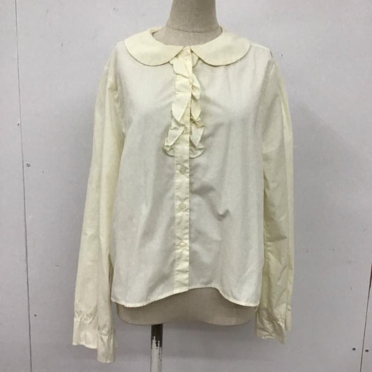 エヘカソポ ehka sopo シャツ、ブラウス 長袖 FREE 無地 アイボリー / アイボリー /  レディース USED 古着 中古 10109096