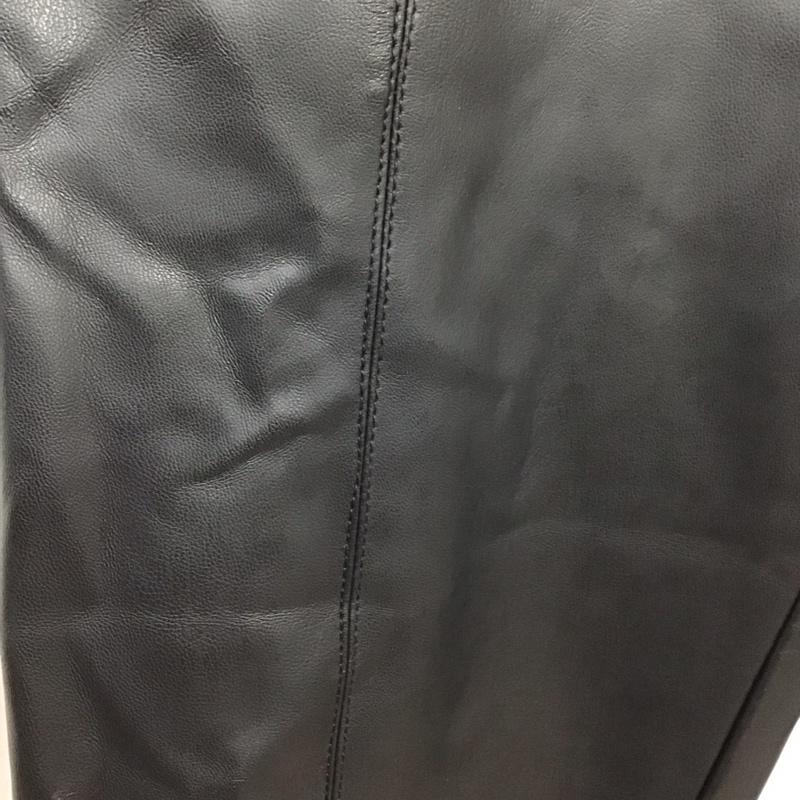 ザラ ZARA ボトムス ボトムス 7102 154 800 フェイクレザーパンツ L 無地 黒 / ブラック /  レディース USED 古着 中古 10120864