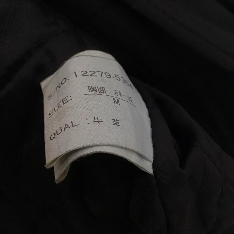古着 USED ジャケット、上着 ジャンパー、ブルゾン レザージャケット ライダースジャケット アウター M 無地 黒 / ブラック /  メンズ USED 古着 中古 10148201