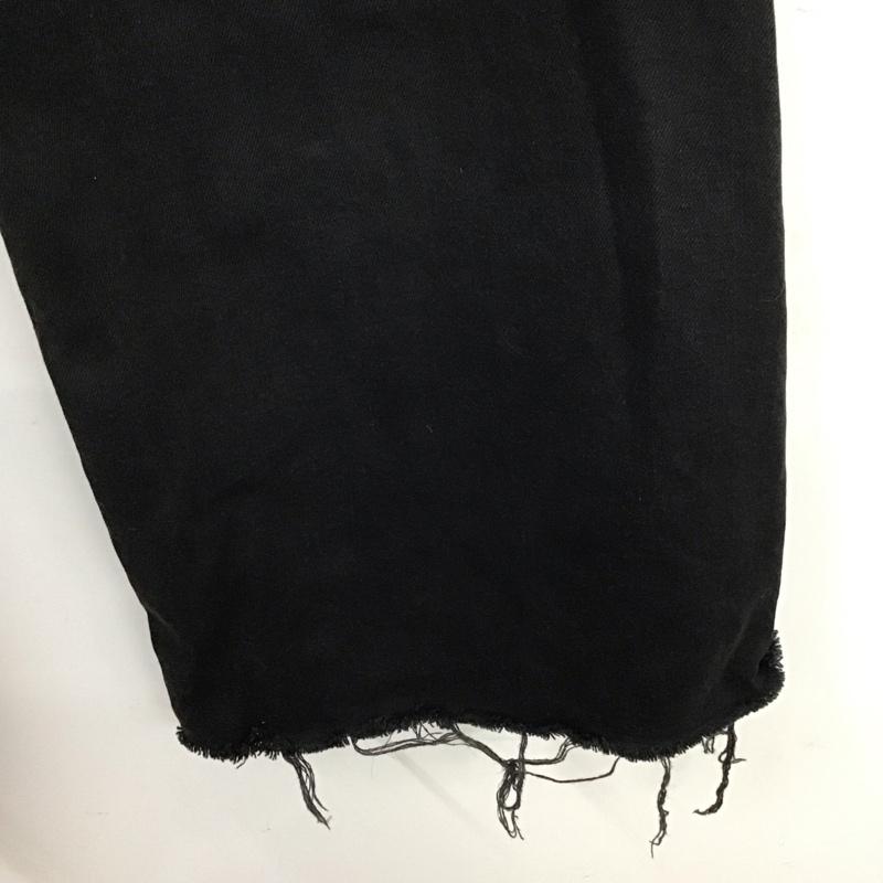 ザラ ZARA パンツ デニム、ジーンズ デニムパンツ スリムパンツ カジュアルパンツ ストレッチパンツ 38 無地 黒 / ブラック /  レディース USED 古着 中古 10128954