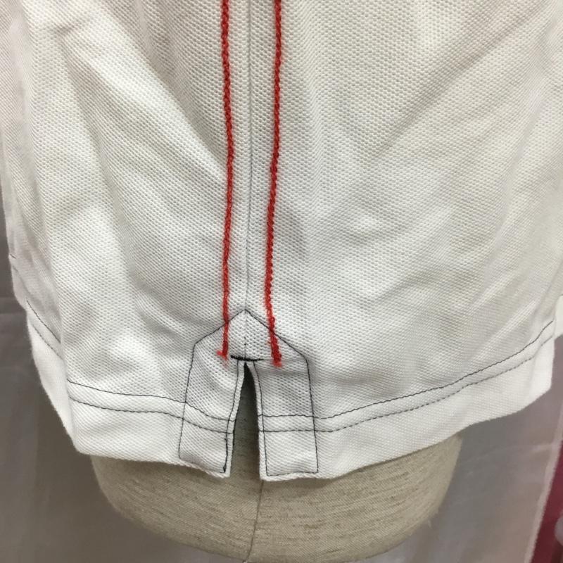 ブルックスブラザーズ BROOKS BROTHERS ポロシャツ 半袖 S ワンポイント 白 / ホワイト / X 紺 / ネイビー /  メンズ USED 古着 中古 10112867