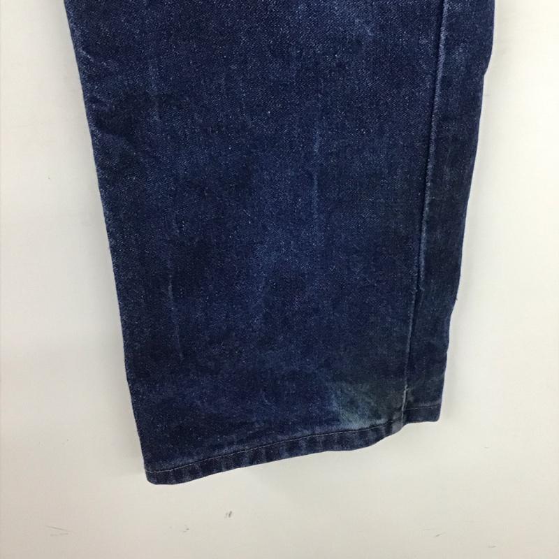 ラングラー Wrangler パンツ デニム、ジーンズ デニムパンツ ワイドパンツ カジュアルパンツ 無地 インディゴ / インディゴ /  メンズ USED 古着 中古 10141917