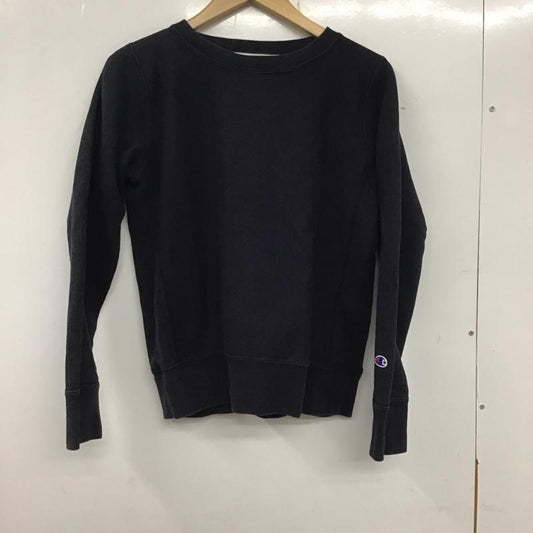 チャンピオン Campion トレーナー 長袖 M 無地 紺 / ネイビー /  レディース USED 古着 中古 10136490