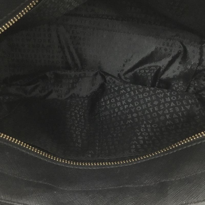 ケイトスペード Kate Spade トートバッグ トートバッグ WKRU4094 レザー ロゴ、文字 黒 / ブラック /  レディース USED 古着 中古 10133918
