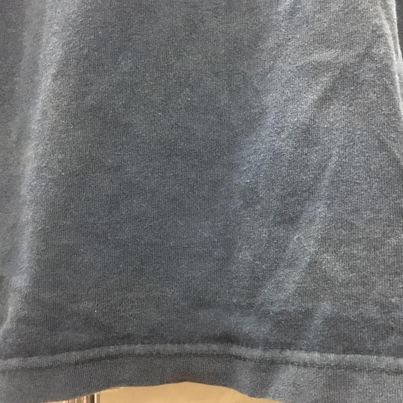 アディダス adidas Tシャツ 半袖 半袖カットソー プリントTシャツ クルーネックカットソー ロゴ、文字 紺 / ネイビー /  メンズ USED 古着 中古 10115769