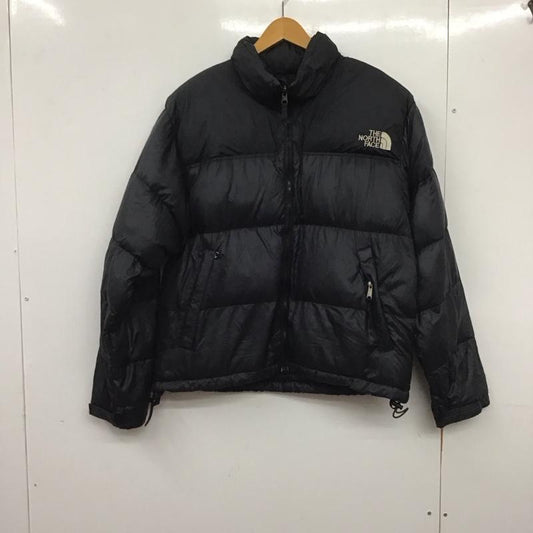 ザノースフェイス THE NORTH FACE ジャケット、上着 ジャンパー、ブルゾン ジップアップジャケット ナイロンジャケット アウター ダウンジャケット ロゴ、文字 黒 / ブラック /  メンズ USED 古着 中古 10140686