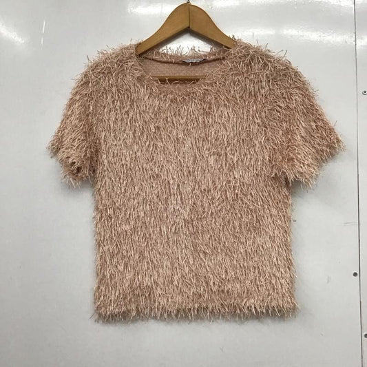 ザラ ZARA カットソー 半袖 M 無地 桃 / ピンク /  レディース USED 古着 中古 10149361